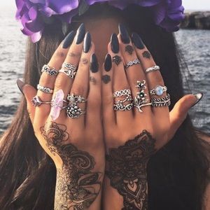 NEW 13pc Ring gemstone SETS!